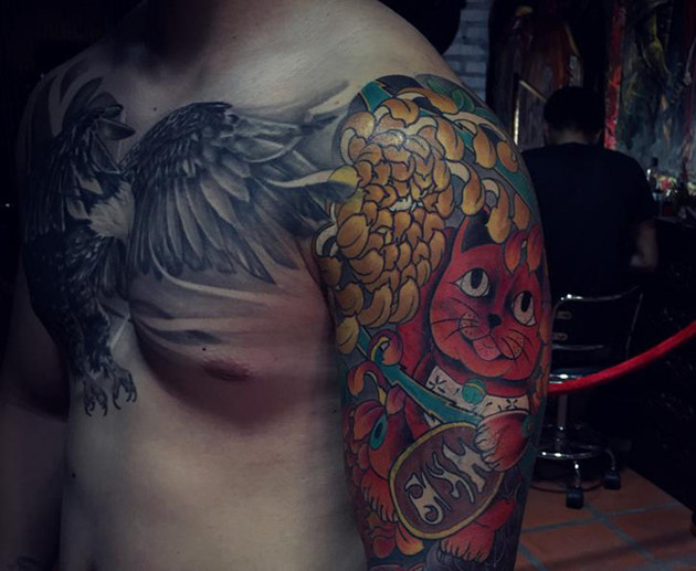 Ông bố 9x và niềm đam mê với nghệ thuật xăm hình - Ảnh 5.