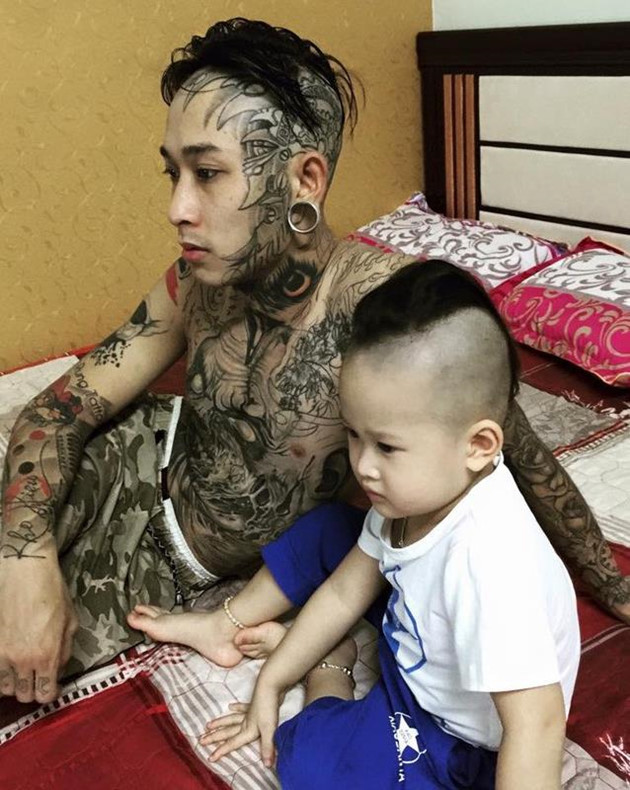 Ông bố 9x và niềm đam mê với nghệ thuật xăm hình - Ảnh 6.
