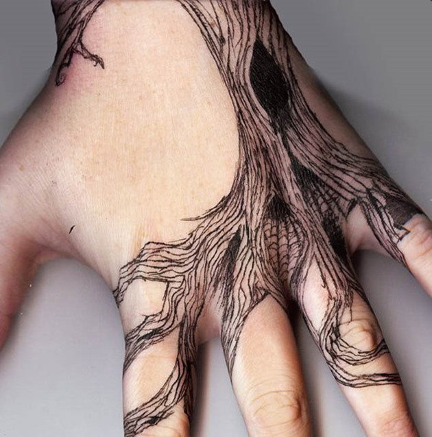 Hình xăm tay, tattoo, bàn tay
