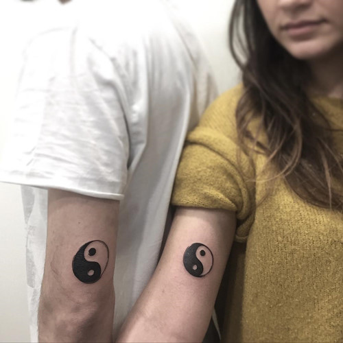 Best yin yang tattoo for couple