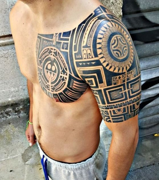 gợi ý hình xăm trước ngực chất lừ dành cho nam hướng dẫn ink