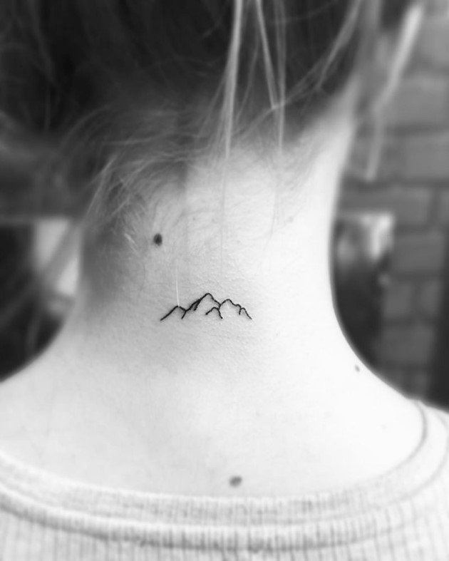 Image result for small mountain tattoo