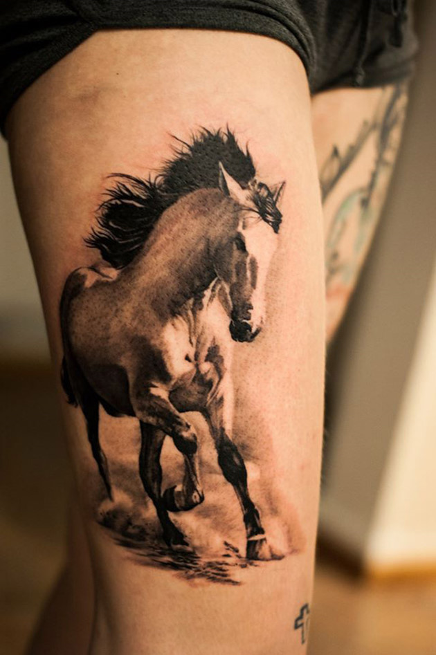 Image result for horse tattoo